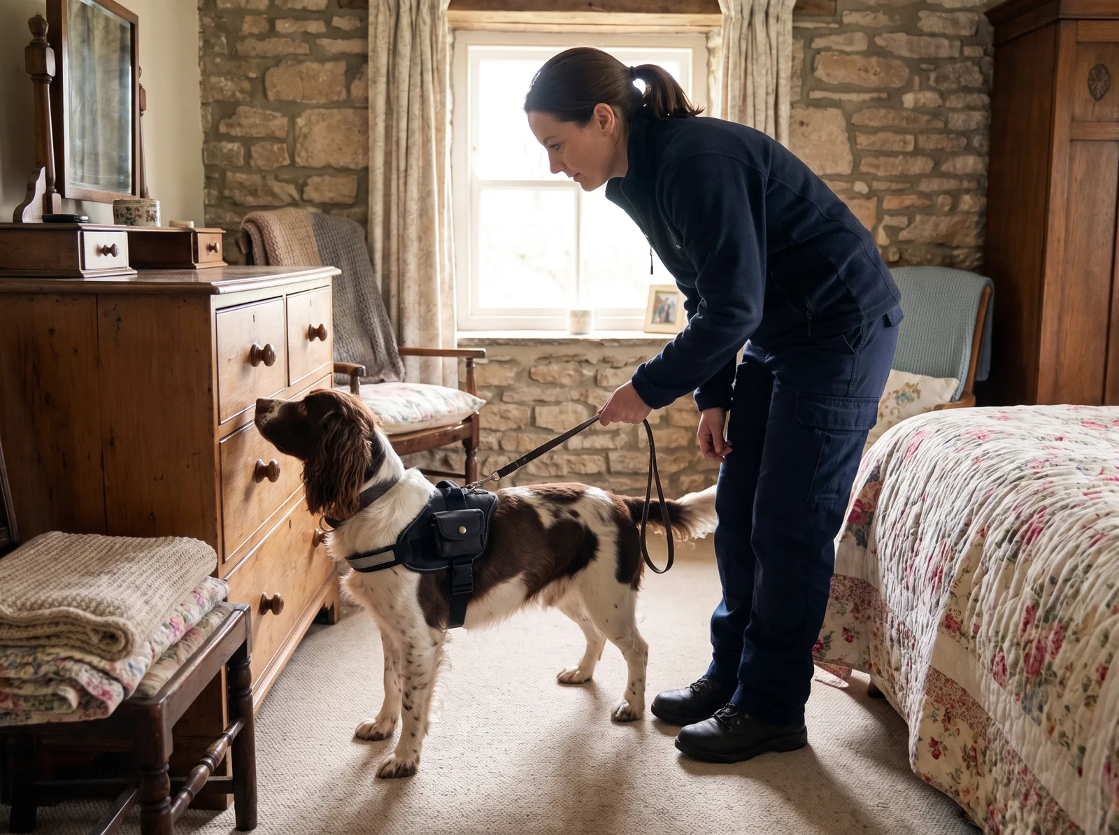 Une détection canine fiable à 95-98 %, calée sur votre saison